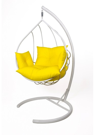 Damla Salıncak - Armut Salıncak Beyaz Beyaz - Sarı