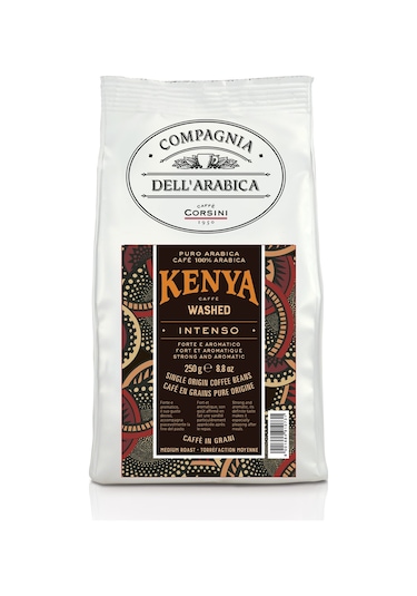 Caffe Corsini Kenya %100 Arabica Çekirdek Kahve 250 G