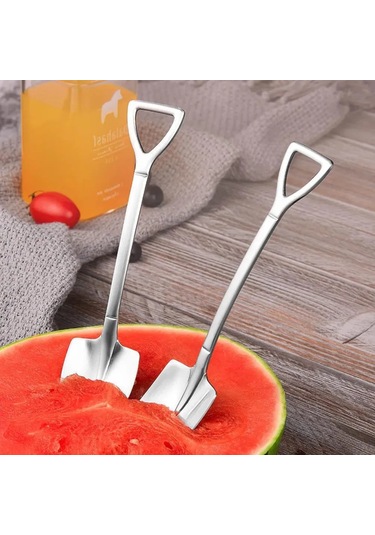 Kosona 12'li Çelik Kahve Kaşığı Seti - Ev Ofis Restoran İçin Çok Amaçlı, Ergonomik Tutuş, Dayanıklı Tasarım Gümüş