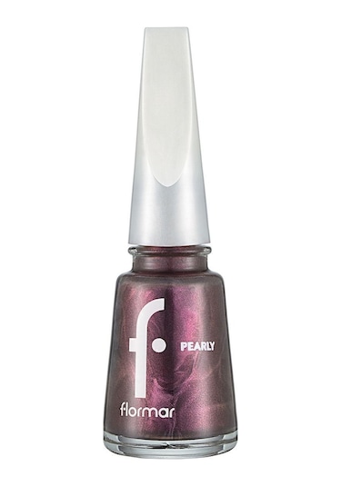 Flormar Sedefli Parlak Oje (MOR) - Pearly Nail Enamel - Pl418 Chrome Purple - 8682536035576