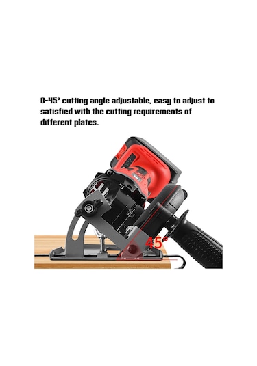 Singree "125mm Taşlama Makinesi Kesim Dönüşüm Seti - 0-40mm Derinlik & 45 Açı Ayarlı, Ahşap/metal/keramik Kesim İçin"