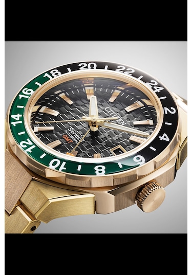 Citizen Series8 Automatic Gmt Nb6033-51e Erkek Kol Saati Altın