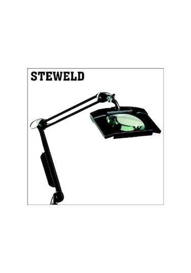 Steweld 8069-3d Esd Floresanl Işıklı Masa Mengeneli Büyüteç