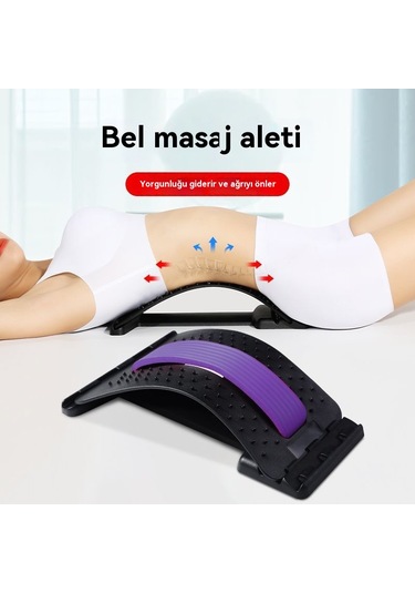 Sırt Sedyesi Bel Ağrısının Giderilmesi İçin Çok Seviyeli Sırt Ate Siyah