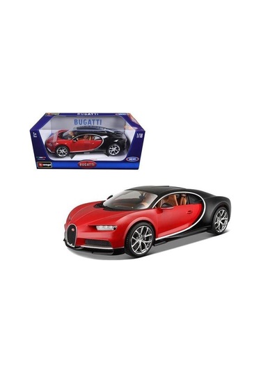 Bburago 1:18 Bugatti Chiron Kırmızı Model Araba