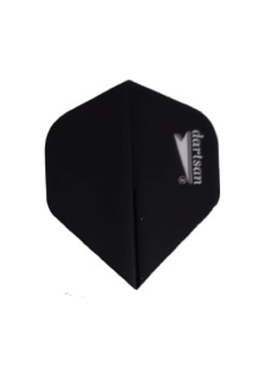 60 Adet (20 Set) Dartsan Dart Flight-Flayt. Siyah. 100 Micron PET