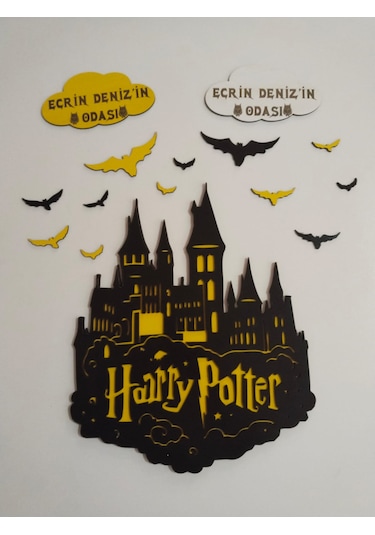Harry Potter Gençler İçin Özel Duvar Süsü Kişiye Özel İsim Yazıla