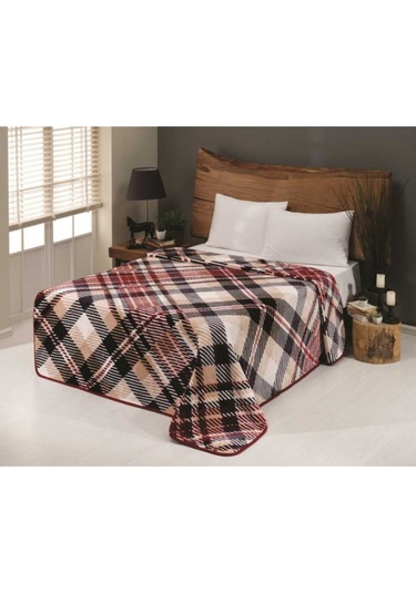 Mink Lacasa Lüks Vizon Battal Boy 1078 Bej Battaniye 200X240 Bej