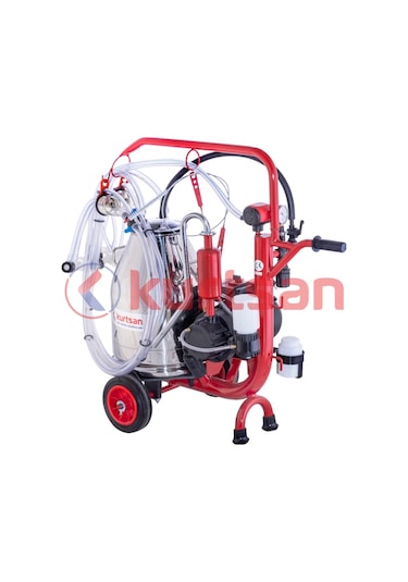 Kurtsan KM01039 CYK Çift Sağım Tek Güğüm Keçi Sağım Makinası 30LT