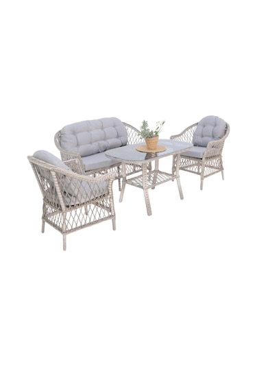 Eterna X Rehome İkili Rattan Bahçe Oturma Grubu 707