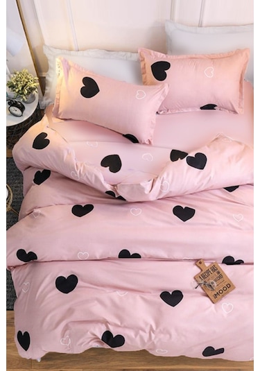 Always Çarşafı Lastikli Çift Taraflı Tek Kişilik Nevresim Takımı tekpembekalpli