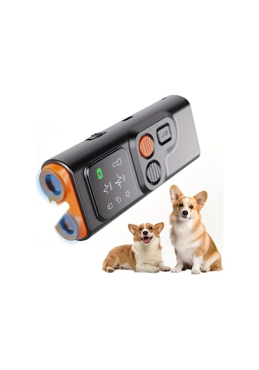 Willowhaven Usb Şarjlı 36v Işıklı Çift Başlı Siyah Turuncu Köpek Kovucu İç Ve Dış Mekan