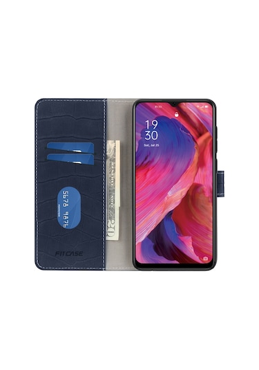 Oppo A73 Kilif Kroko Desen Kapakli Cüzdanli 489388190