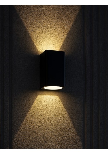 Huzur Elektrik Mira Çift Yönlü Siyah Aydınlatma Apliği 13645