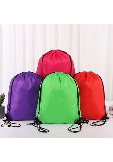 Ulzyvf Su Kalıcı Poliester Çekmeli Çanta - Dayanıklı, Pratik, Kişiselleştirilebilir Yeşil Renk Yeşil