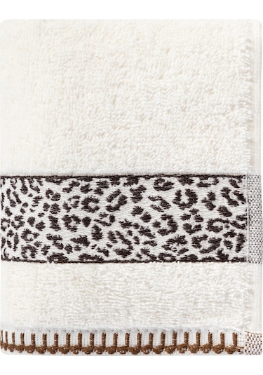 Mudo Home Penelope Leopar El Havlusu 30x50 Beyaz