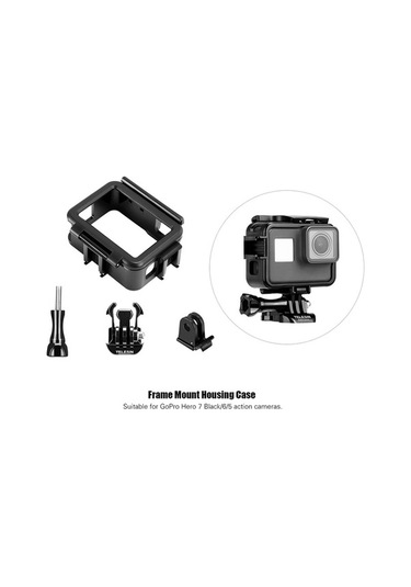 Ebitda Telesın Koruyucu Çerçeve Montaj Kenar Kutu Spor Kamerası Kabuk Kutu Hızlı Salınım Klipsi Vida Aksesuarları Değiştirme Gopro Hero 7 Black/6/5 Aksiyon Kamerası İçin Çok Renkli Çok Renkli