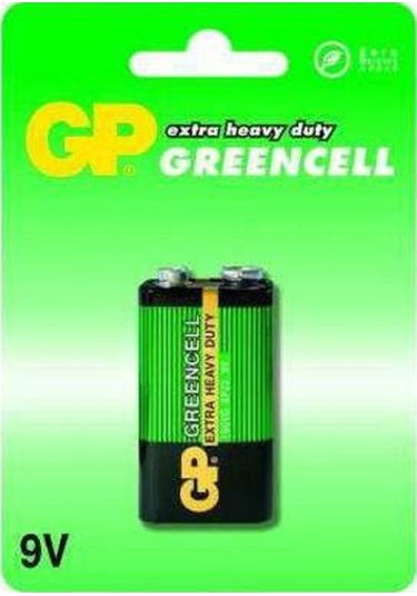 GP Greencell GP15-604G G-10 9V Shrink Pil 10 Adet