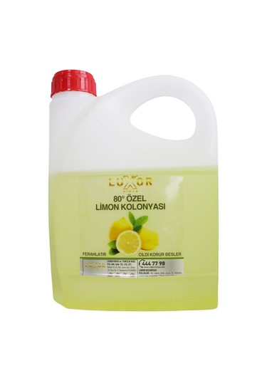 Luxor Kimya 80 Derece Limon Kolonya 3 L