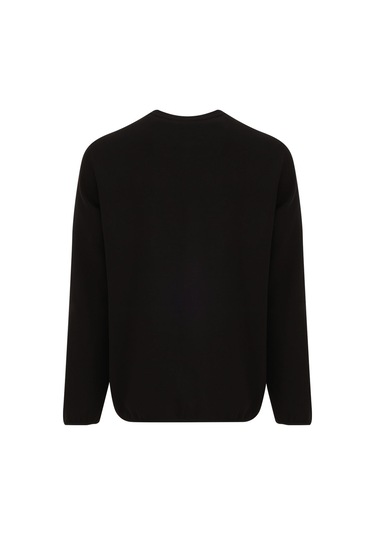 Tukan C Neck Siyah Erkek Sweatshirt Siyah