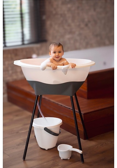 Babyjem Elegant Ayaklı Küvet Beyaz