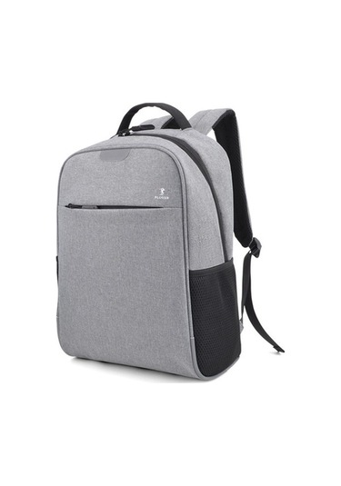 Willowhaven Orta Boy Gri Günlük Sırt Çantası Oxford Kumaş Gri