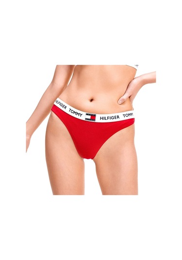 Tommy Hılfıger Kadın Tanga Uw0uw02198-xcn Uw0uw02198-xcn Kırmızı Kırmızı