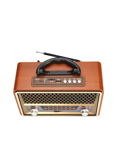 Meier M-157Bt Nostaljik Bluetooth Radyo Mp3 24 Cm