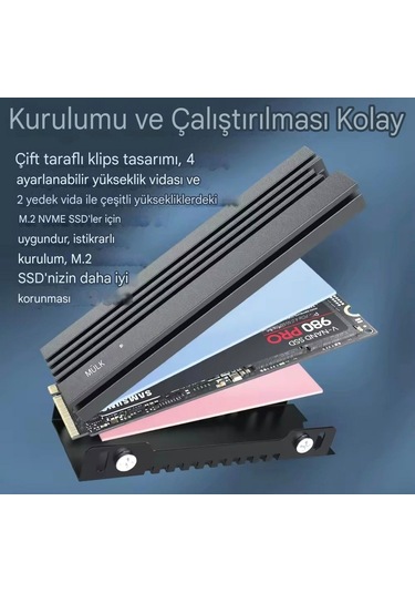 2280 M.2 Ssd Soğutucu Magnezyum Alüminyum Ps5/ps İcold 007