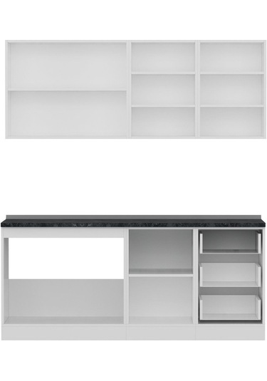 Minar 190 Cm Mutfak Dolabı Beyaz 190-b1