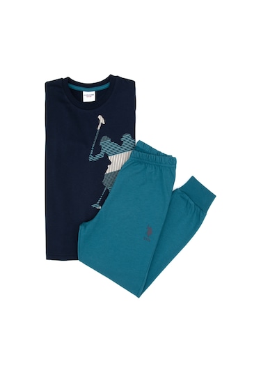 U.s. Polo Assn. Erkek Çocuk Lacivert Pijama Takım 50318687-vr033 Lacivert