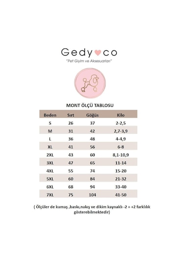 Gedyco Pink Panda Polarlı Küçük Irk Köpek Yağmurluğu
