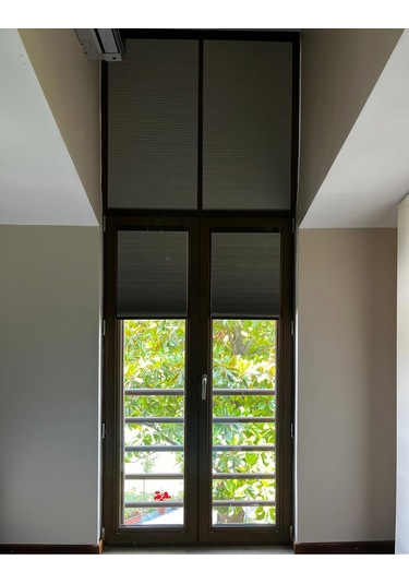 Honeycomb Bal Peteği %100 Karartma Ve Isı Yalıtımlı Plise Perde Blackout Kahverengi Kahverengi