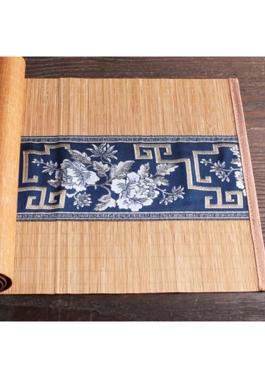 Suntek Doğal Bambu Çay Masa Koşucu Tablemat Dekor Kungfu Çay