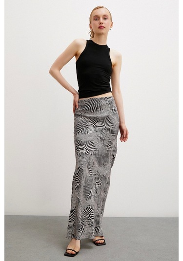 Never More Maxi Boy Verev Etek Krem