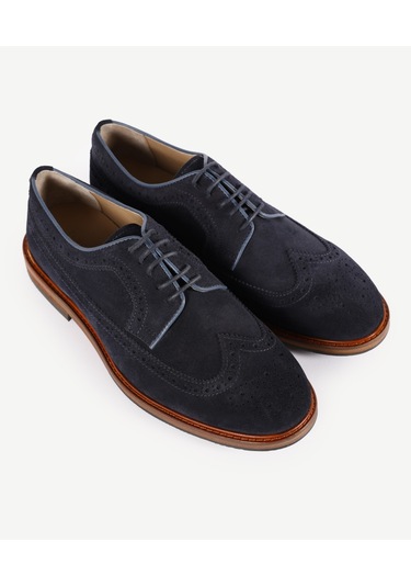 Yargıcı Oxford Bağlı Ayakkabı Lacivert