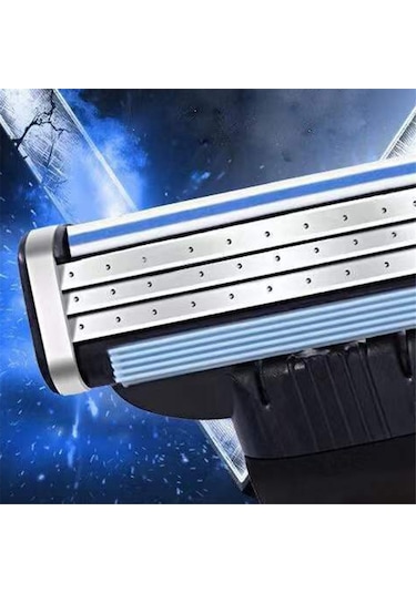 32 Adet Jilet Bıçağı Yedekleri Manuel Mach 3 Bıçak Yedekleri