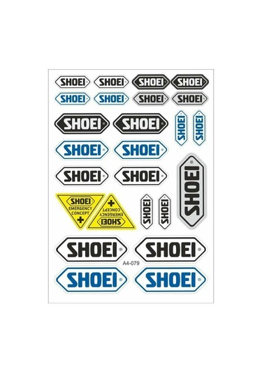 Gogo 079 A4 Shoei Tek Paket Çoklu Sticker