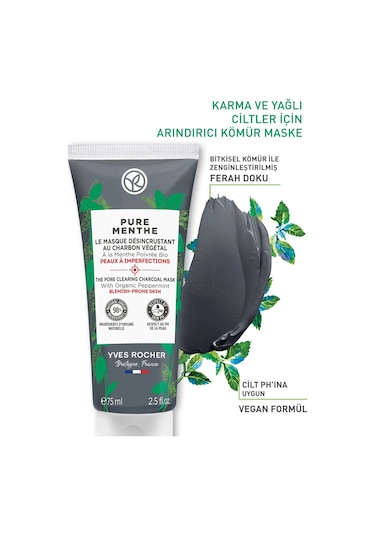 Yves Rocher The Pore Charcoal Mask 75 ML