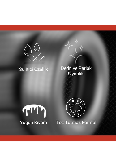 Velvox Lastik Parlatma Jeli 500 Ml Yoğun Kıvam + Sünger Hedi...