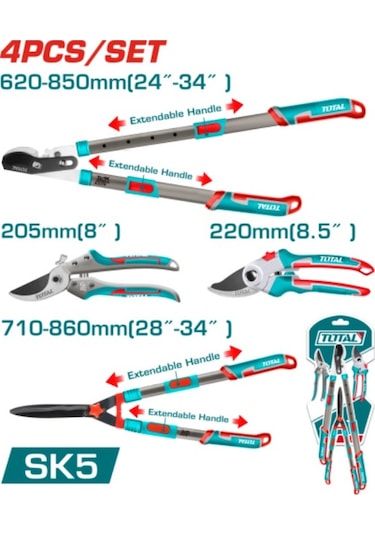 Total Bahçe Seti 4 Lü Tht1593401