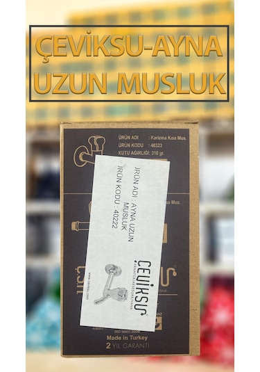 Çevik Su Ayna Model Musluk Uzun Tip