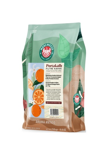 Portakal Aromalı Filtre Kahve 250 Gr. Kağıt Filtre