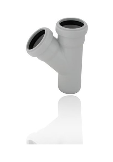 Pvc 50X50 Çatal - Lavabo ve Çamaşır-Bulaşık Makine Ayrıştırıcısı