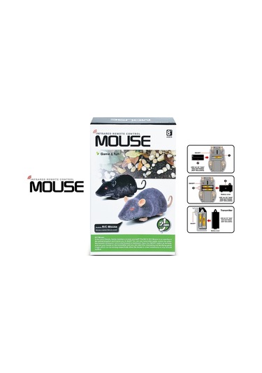Remote Control Infrared Realistic Rc Mouse Toy, Random Color Delivery
