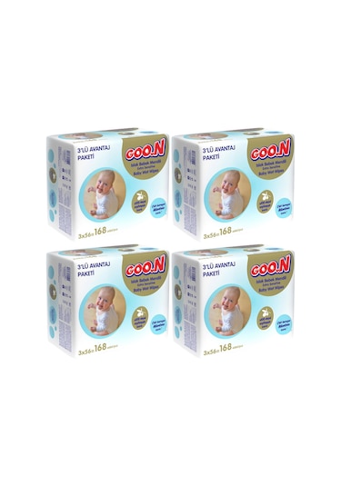 Goon Sensitive Hassas Ciltler Için Islak Havlu Mendil 12 X 56'Lı