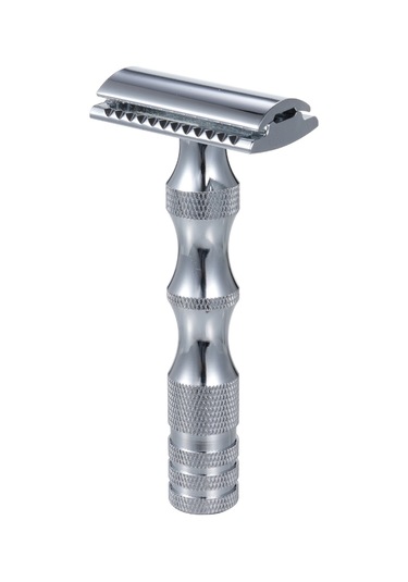 Gajeena Vintage Bambu Saplı Paslanmaz Çelik Tıraş Bıçağı - Kaymaz Tutuşlu