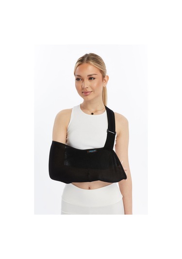 Prolife Fileli Kol Askısı Omuz Kol Sabit Tutucu Hava Alabilir Kırık Çıkık Kol Omuz Siyah
