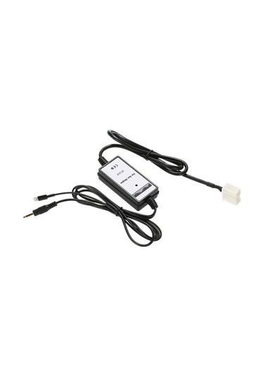 Gajeena Honda Araçları İçin Beyaz Başlık Qx191 Modeli Cd Değiştirici Yerine Aux Ve Usb Ses Adaptörü - 3.5mm Girişi İle İphone Şarj Desteği Siyah