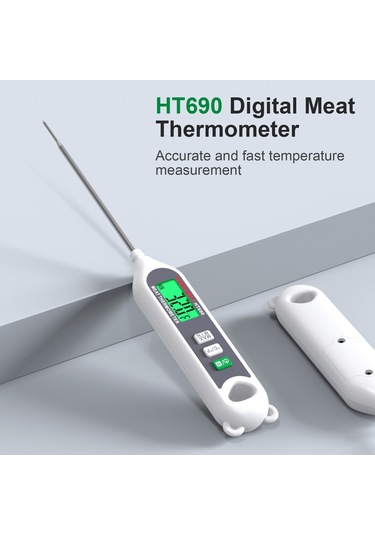 Springsun Habotest Anında Okuma Dijital Et Termometresi - Yiyecek, Ekmek, Izgara Ve Barbekü İçin